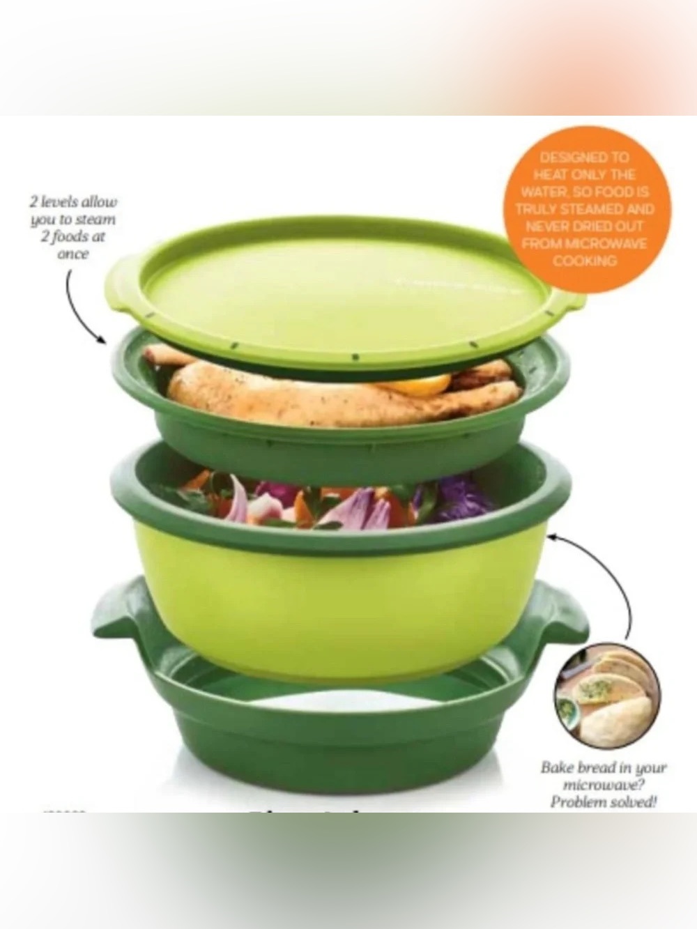 Tupperware Smart Steamer Never Used - Picture 2 of 3